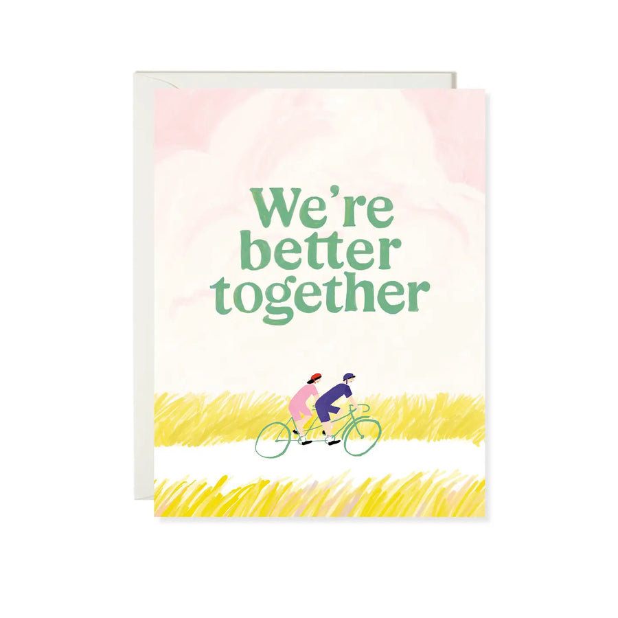 Better Together Tandem Bike Card