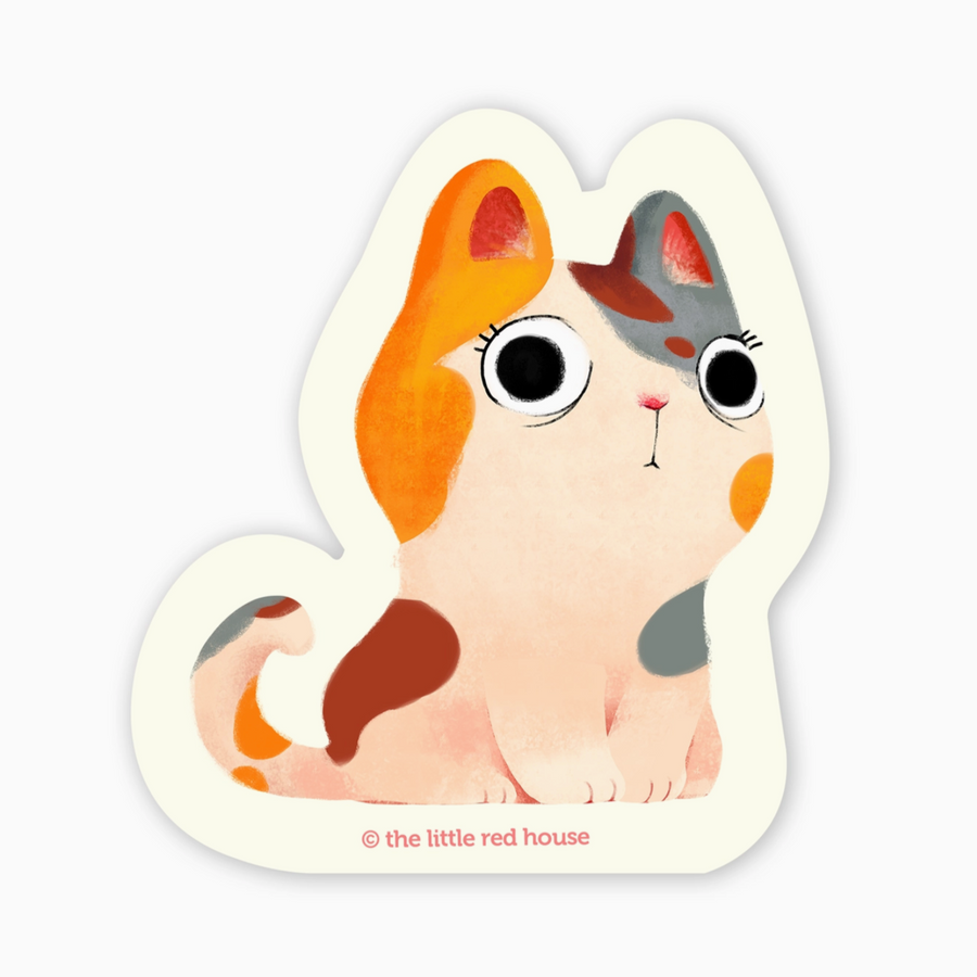 Calico Cat Vinyl Sticker