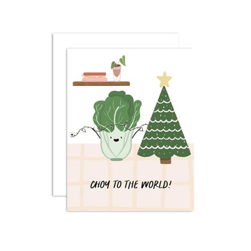 Choy To the World Christmas Card