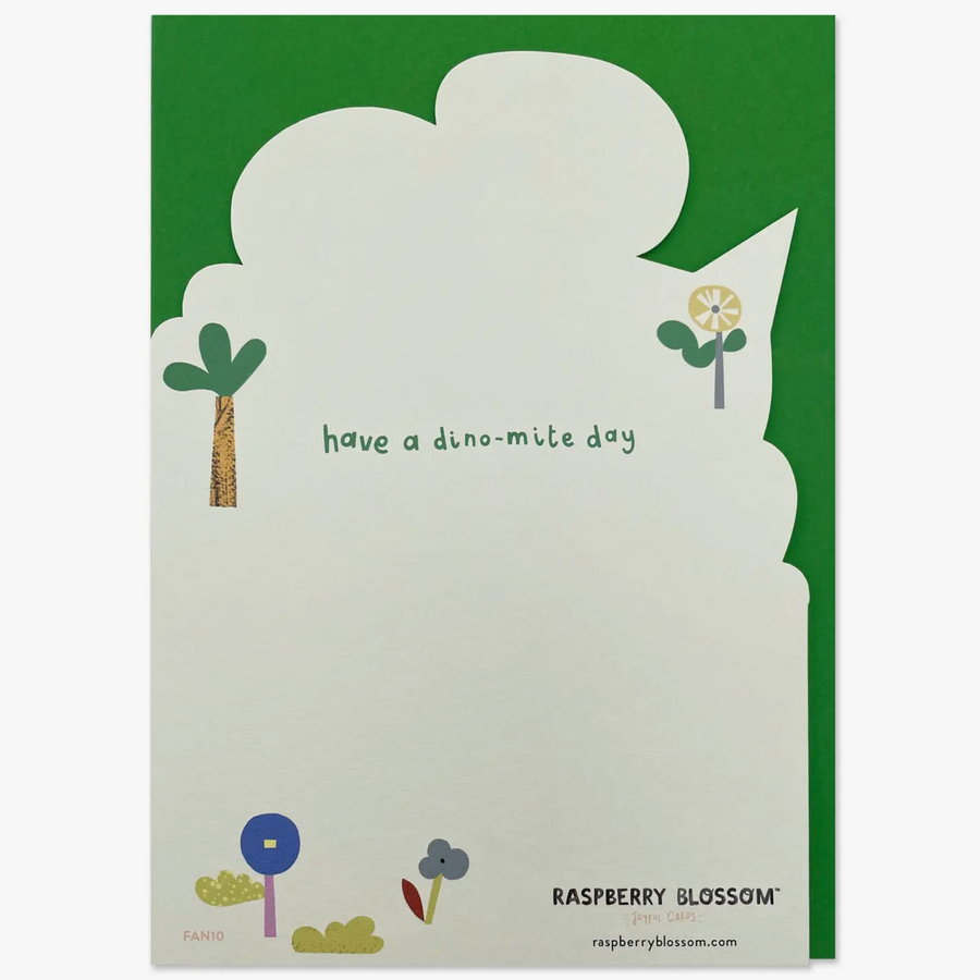 Dino-mite Day Dinosaur Birthday Card