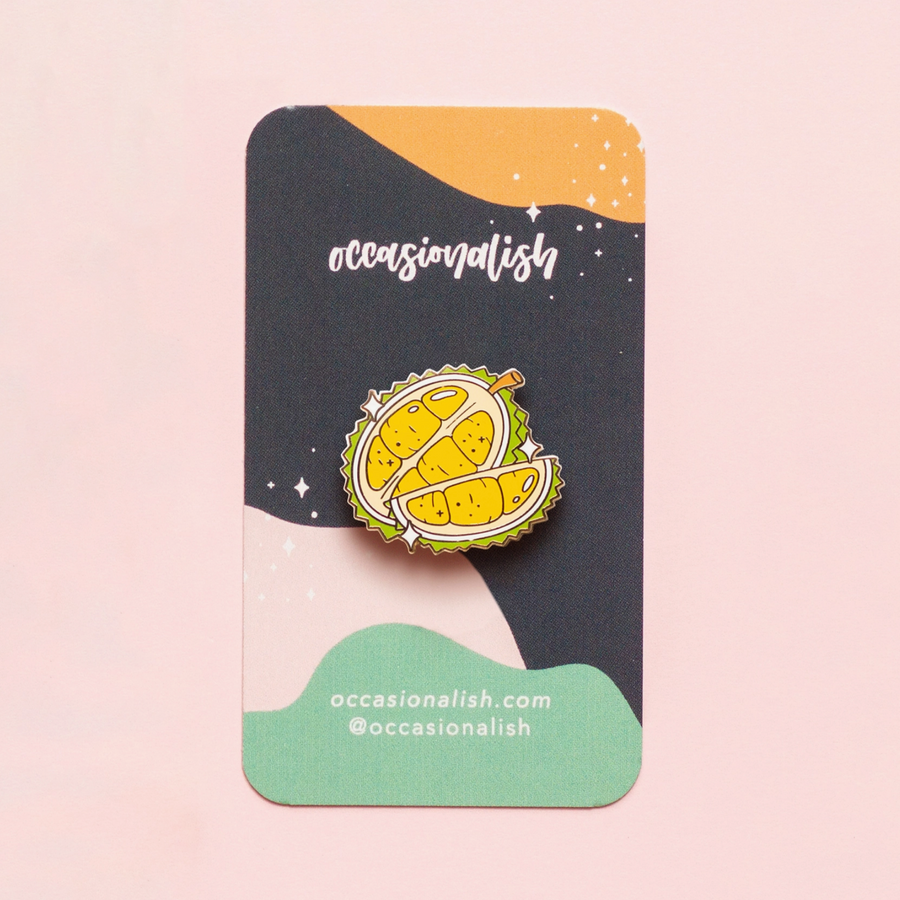 Durian Enamel Pin