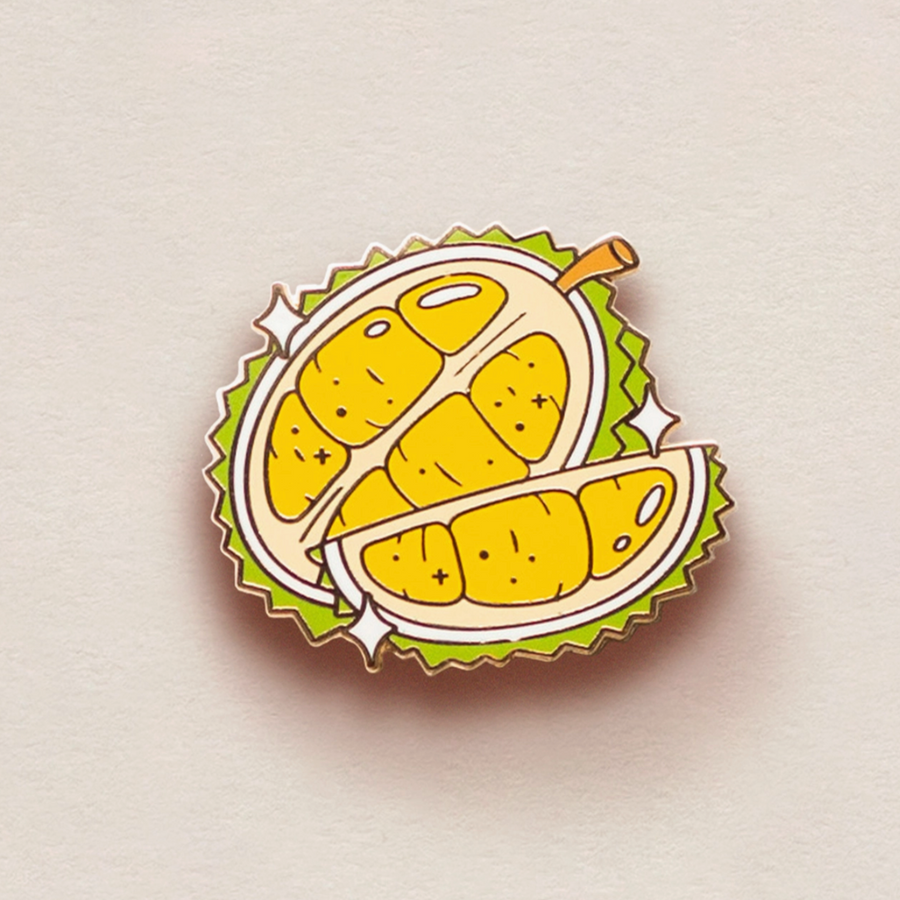 Durian Enamel Pin