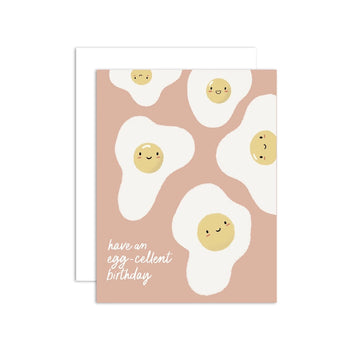 Eggcellent Birthday Card