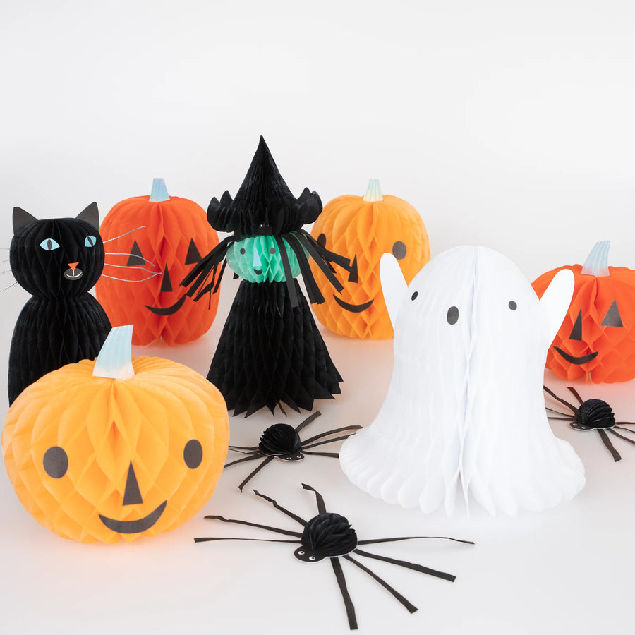 Halloween Characters Honeycomb Decorations