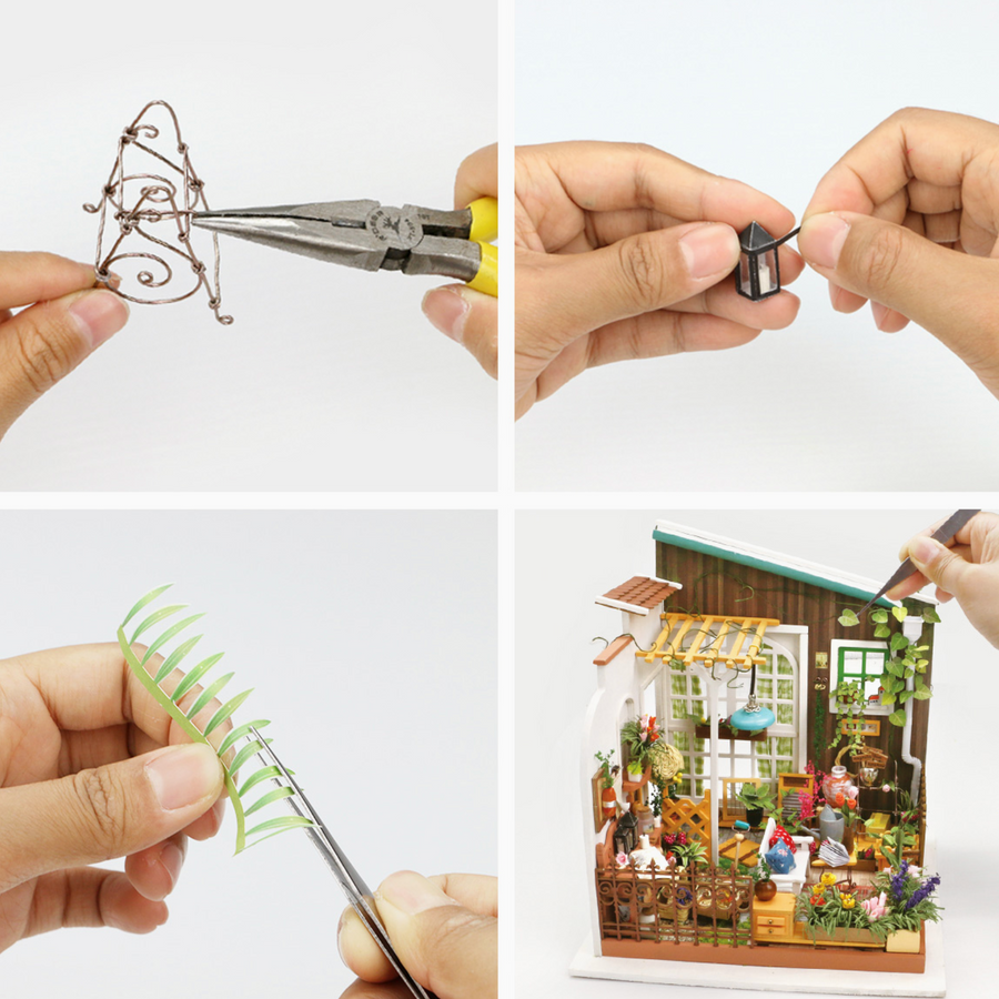 Miller's Garden DIY Miniature Dollhouse Kit