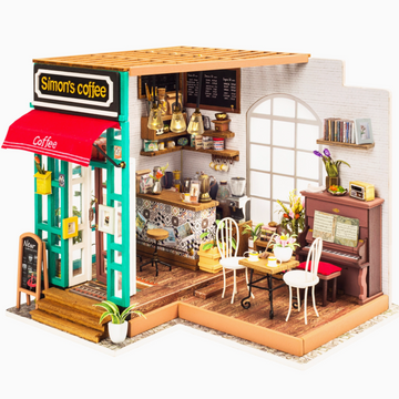 Simon's Coffee DIY Miniature Dollhouse Kit