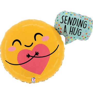 Smiley Send a Hug Balloon