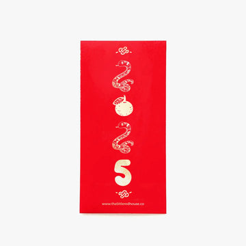 Snake & Tangerine 2025 Lunar New Year Red Pocket Envelopes