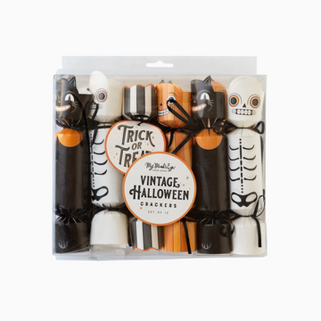 Vintage Halloween Crackers - Set of 12