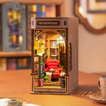 DIY Miniature House Book Nook Kit - Bookstore