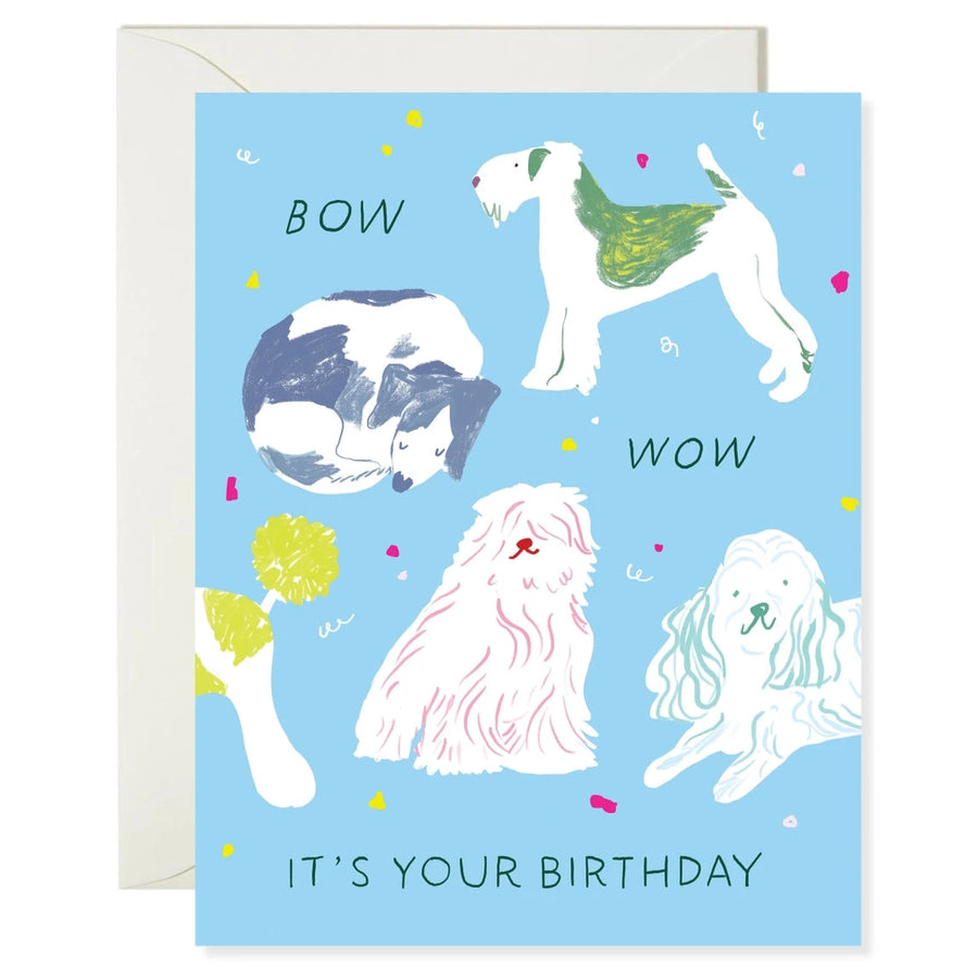 Bow Wow Birthday Card