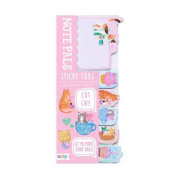 Cat Cafe Note Pals Sticky Tabs