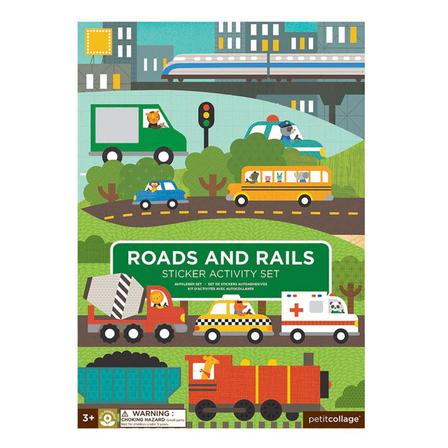 Roads and Rails Sticker Activity Set