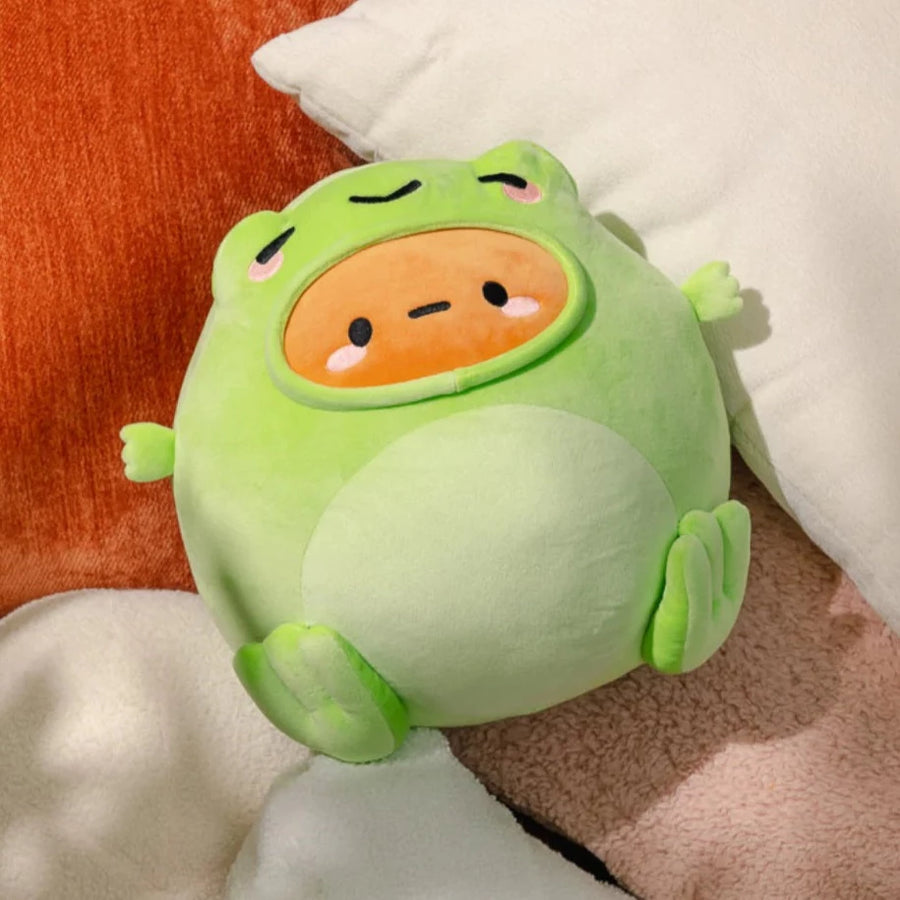 Buy Green Frog Baby Bag Stuffed Soft Plush Toy Online at Lowest